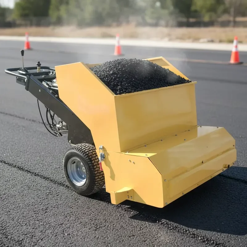 Mini Asphalt Paver Machine Compact Road Construction Asphalt Paving Equipment for Highway and Pavement Repair