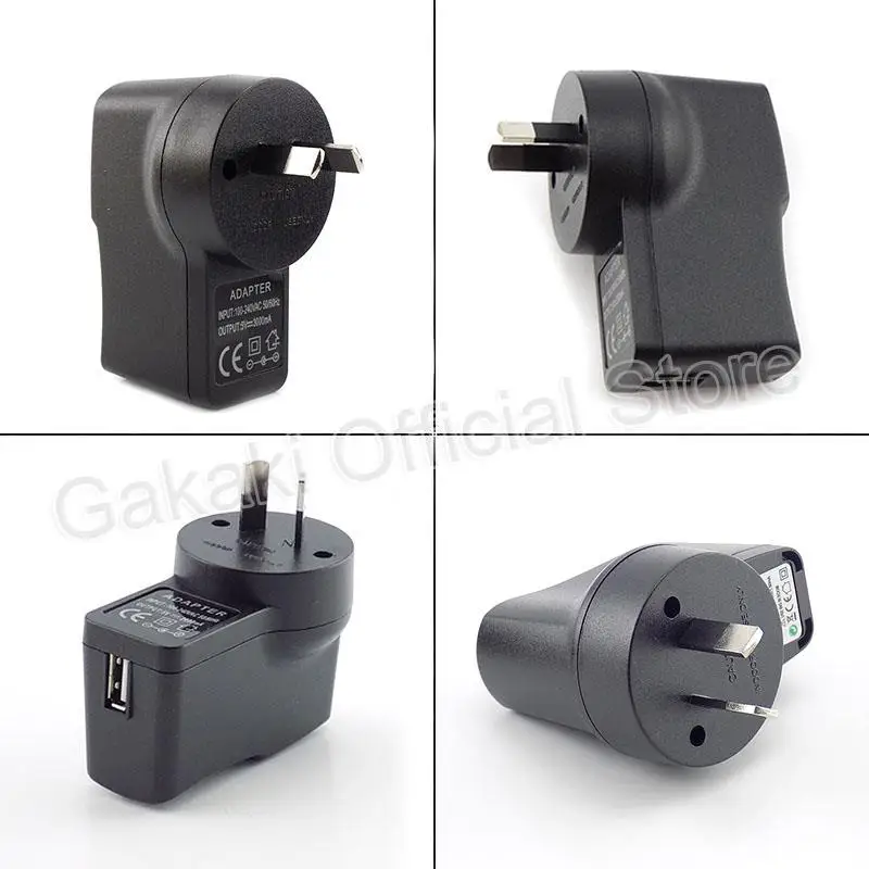 Australia AU Plug Adapter 5V 1A 2A 3A USB Wall Charger Power Supply Travel AC Adapter Charging Universal