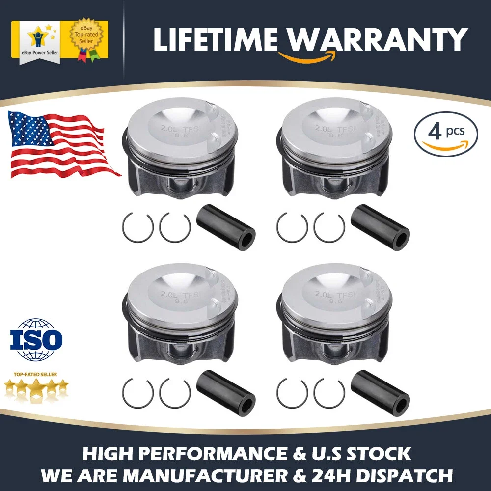 

Upgraded KS Pistons for VW Jetta Audi Q5 A4 2.0T Improve Oil Consumption Issue