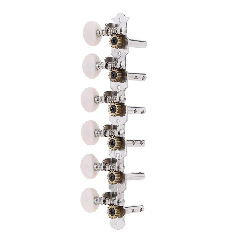 ABHS-6X 6R6L 12 String Acoustic Guitar Tuning Key Peg Tuner Machine Head String Tuner Button