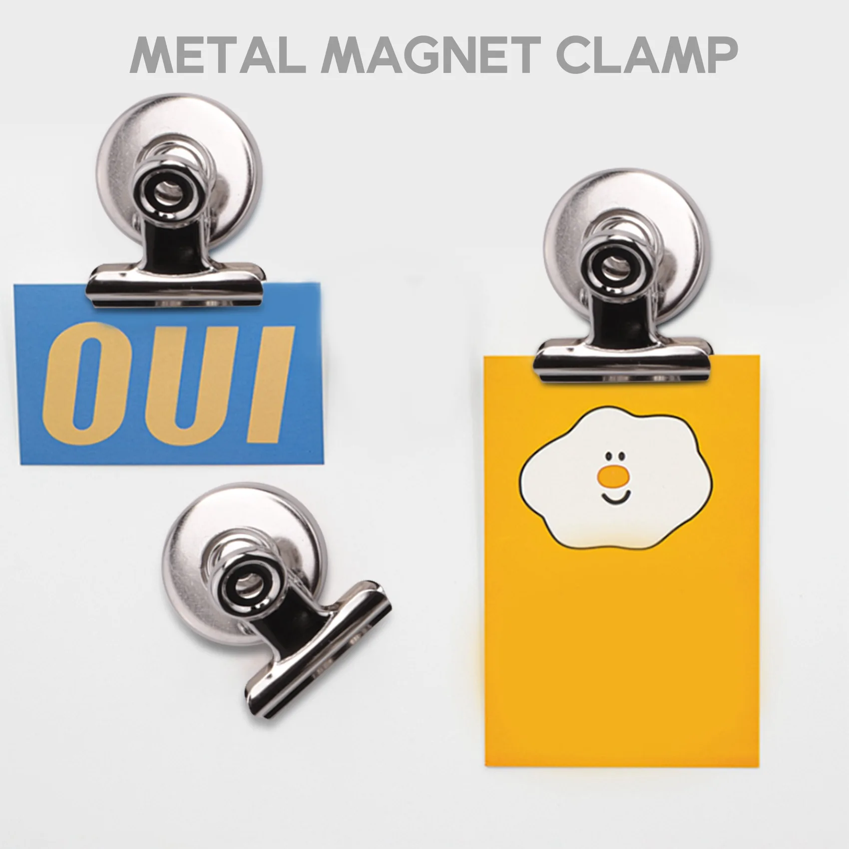 20 Pack Magnetic Clips,Scratch-Free Refrigerator Strong Magnet Clips,Binder Clips Paper Clamps,Whiteboard Magnets Clips