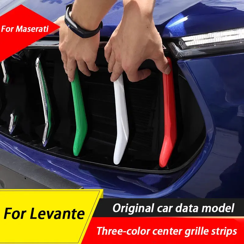 

ABS автомобильный Стайлинг, накладки на переднюю решетку, наклейки на крышку для Maserati Levante Quattroporte Ghibli, автомобильные аксессуары, экстерьер