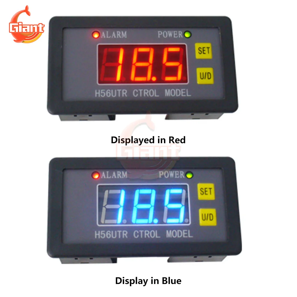 Controlador de temperatura Digital AC220V DC12/24V, sonda NTC, Detector de Sensor de temperatura, Monitor termorregulador de calefacción y refrigeración