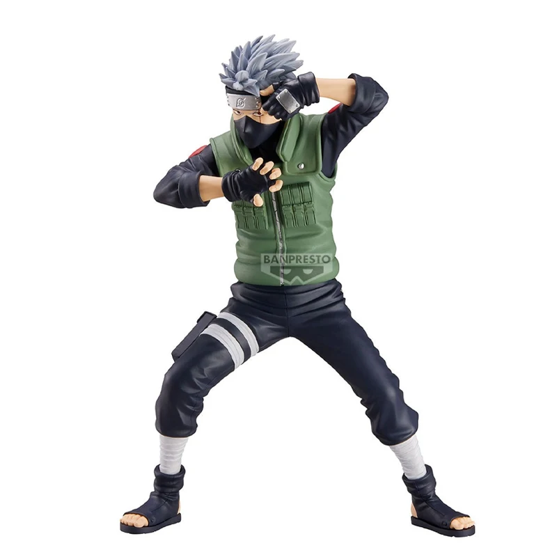 

New Original Bandai Banpresto Anime Naruto Hatake Kakashi Action Figure Statue Ornaments Model Collectible Boy Toy Birthday Gift