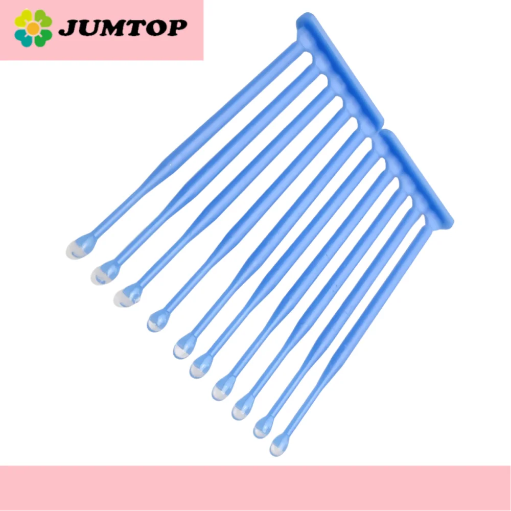 

10Pcs Disposable Dental Adhesive Applicators - Brush Tips for Crown & Veneer Bonding, Dentist Tools