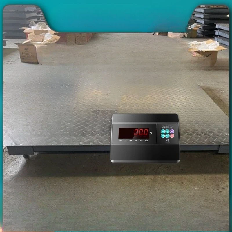 Electronic small floor scale anti-shake prevention household fence weighing pig weighing electronic floor scale 3 tons