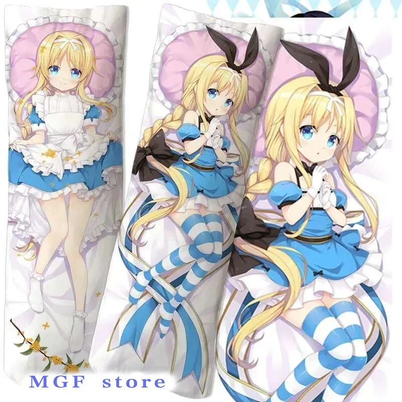 

Anime Sword Art One Shino Equal 50*160cm Body Hug Pillow Double-Sided 3D Printing Bedding Customizable Sexy Gift Pillowcase