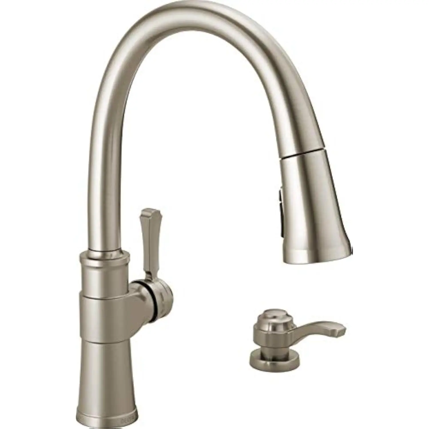 

Faucet Spargo Brushed Nickel Kitchen Faucet, Kitchen Faucet with Pull down Sprayer, Kitchen Sink Faucet for Kitchen S