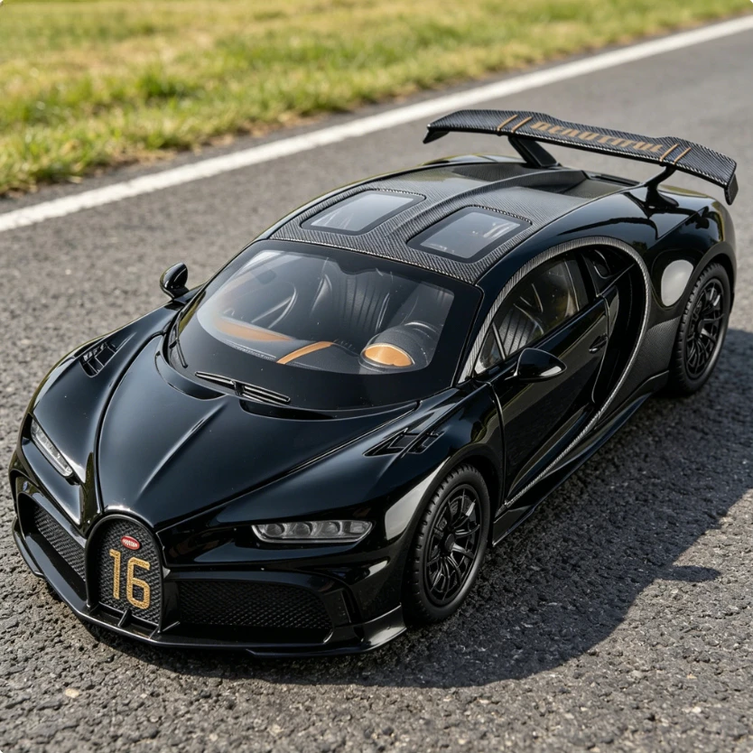 

Simulation 1:24 Chiron Alloy Sports Car Model Ornament Toy Gift,Perfect Birthday Gift for Boyfriend