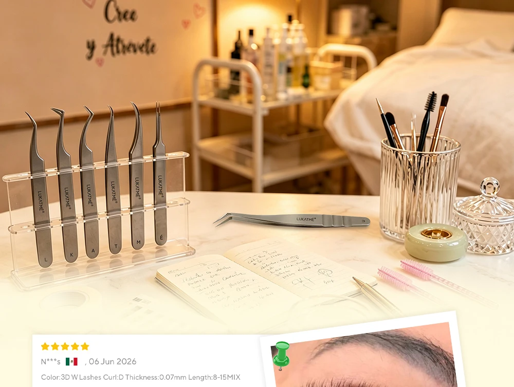 LUKATME 3D W-Form Wimpernverlängerungen, vorgefertigte Fächer, natürliche Wimpern U3D Clusters C/D Curl, Easy Fan Wimpern 8-15mm für Salon und Anfänger – Detail 14