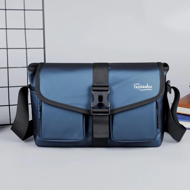 

New Men's Large-Capacity Trendy Crossbody Bag Stylish And Versatile Single-Shoulder Retro Portable Messenger Bag