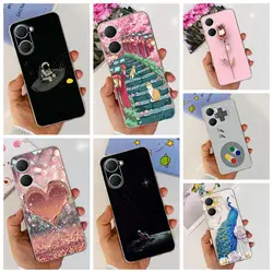 For vivo Y03 4G Case Astronaut Love TPU Soft Silicone Clear Cover For Vivo Y03 Y 03 4G 6.56