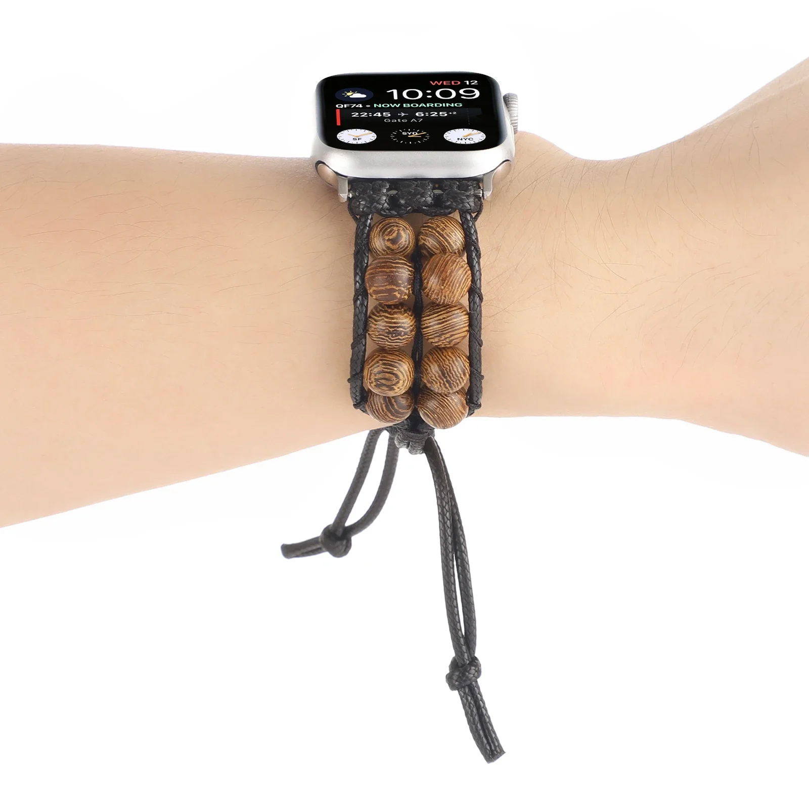 Jewelry Strap for Apple Watch Ultra 10 9 8 7 46mm 45mm 41mm Adjustable braided bracelet For iWatch 6 5 4 SE 44mm 42mm 40mm 38mm