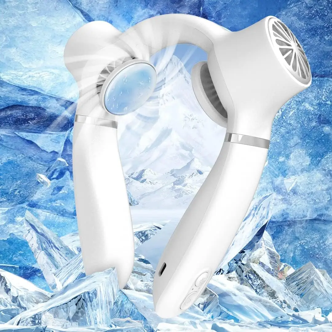 넥밴드 에어컨 팬 USB 휴대용 소형 충전 야외 학생 반도체