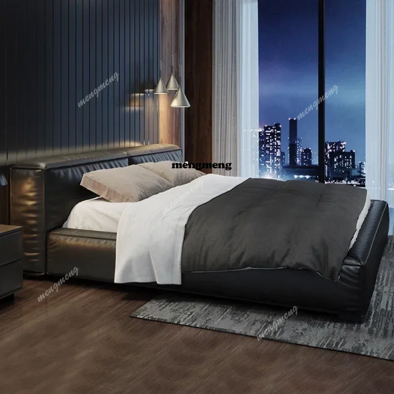 H132 Beauty European Bed Simple Modern Double Luxury King Size Bed Sleeping Sun Platform Girls Camas De Casal Lounge Suite Furni