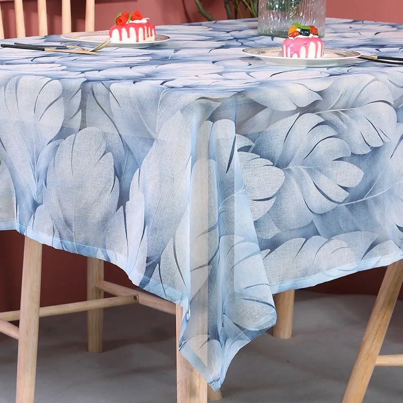 Abstract Beautiful Colorful Flowing Water Alcohol Ink Chaotic Pattern Tablecloth Home Decoration Rectangular Party Tablecloth