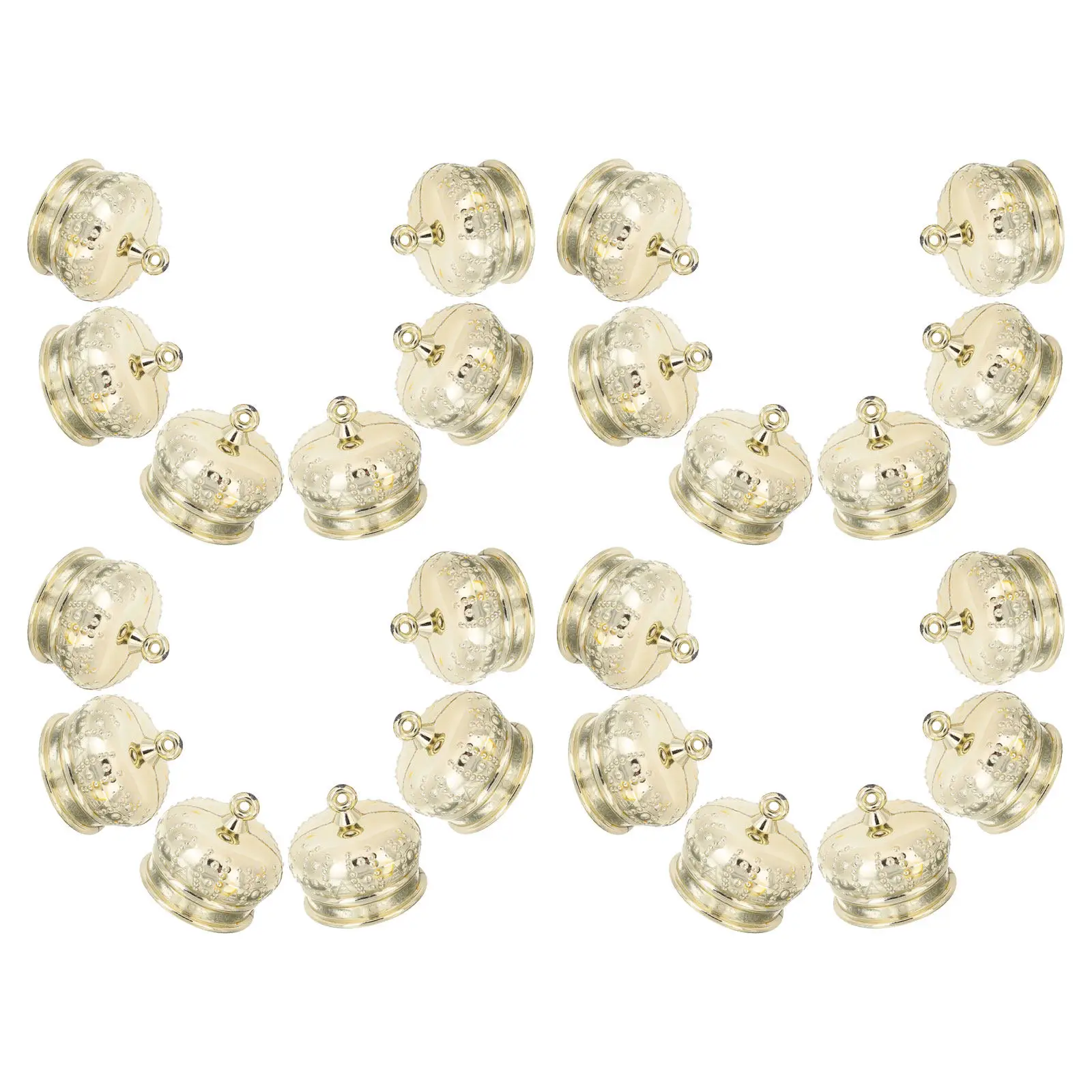 100Pcs Beads DIY Jewelry Making Craft Caps Halloween Christmas Bauble Caps Bead End Cap Beads End Cap Bead End Caps 50Pcs