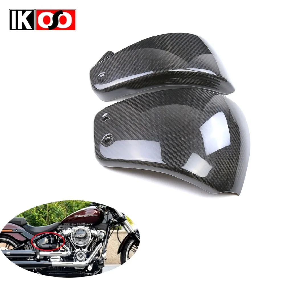 For Harley Lowrider S 2022 2023 2024 Pure 3K Full Carbon Fiber Shell Seat Lower Side Panel Cover fairing Motorcycle Accessories