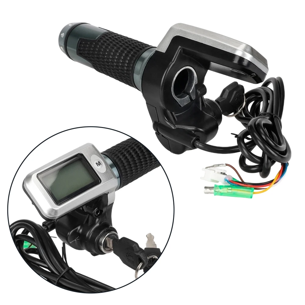 

Electric Scooter Handlebar with Key Ignition and LCD Display Supporting 36V/48V/60V for Various Electric Scooter and Car Models