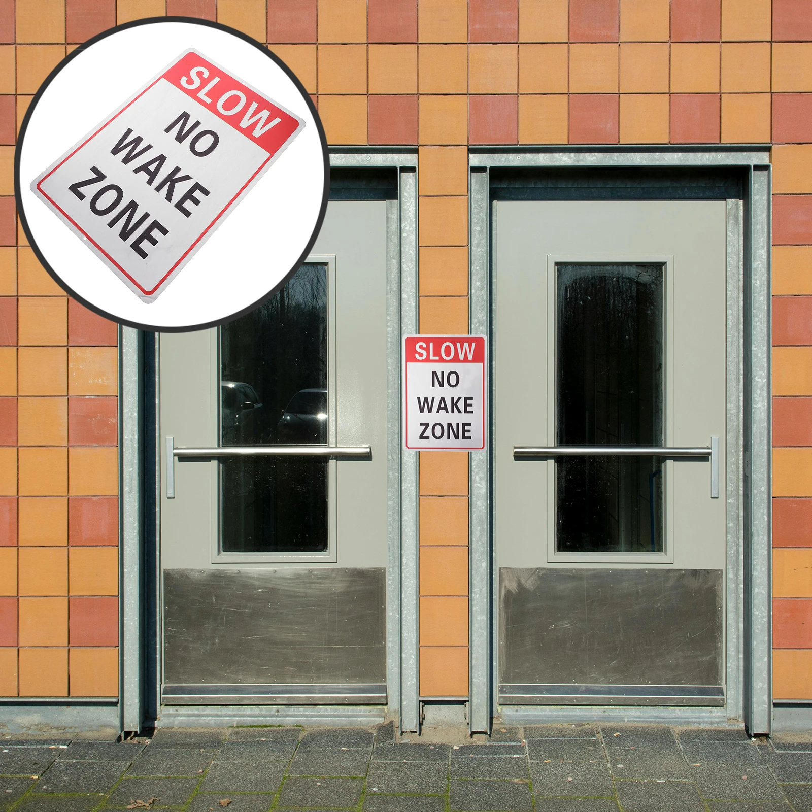 

Slow down Signs -up Area Reflective Aluminum Programmable Slowing Waking Zone