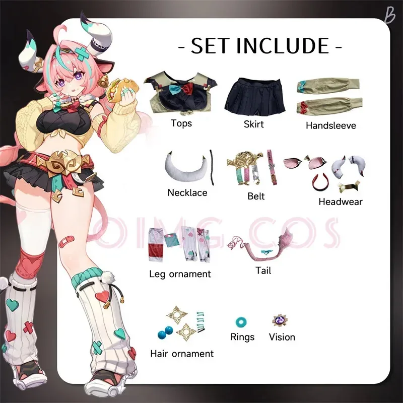 CyGenshin Impact Varesa Cosplay Costume Carnival Uniform  Anime Halloween Adult Party Costumes Masquerade Women Game