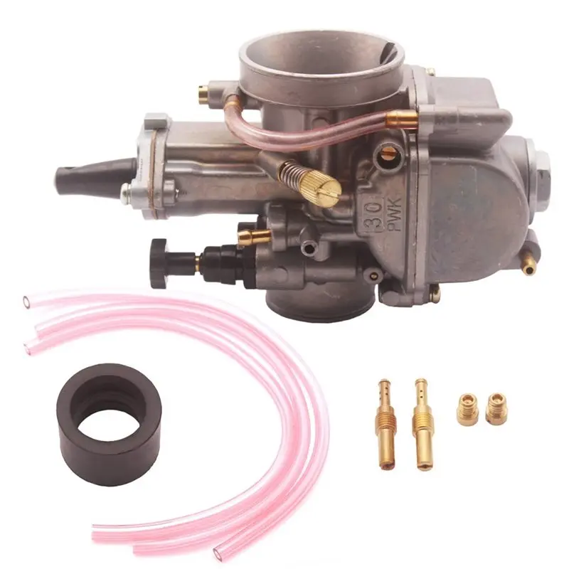 Universal For Keihin PWK30 Racing Motorcycle Carburetor 30Mm Carb With Power Jet 100Cc To 160Cc Capacity