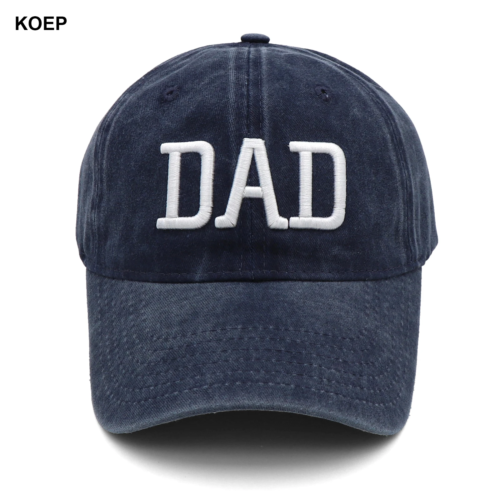 KOEP MOEDER En VADER Baseball Cap Vissen Caps Mannen Outdoor Vrouwen Gewassen En Versleten Zwangerschap Aankondiging Hoeden 3D Borduren