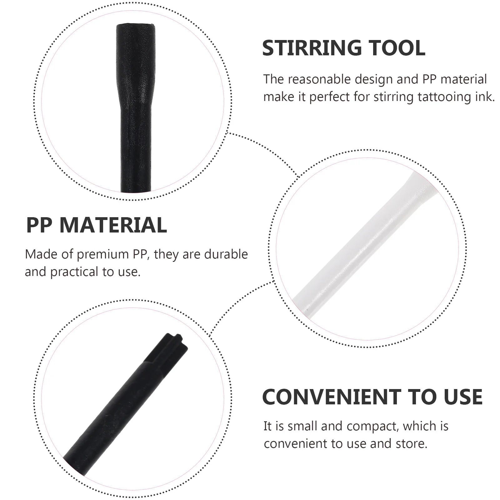 

60 шт., смеситель для пигментов для татуировки, одноразовые стержни для перемешивания из полипропилена, компактные палочки для перемешивания для чернильной краски, клей, инструменты для рукоделия, миксер для пигментов