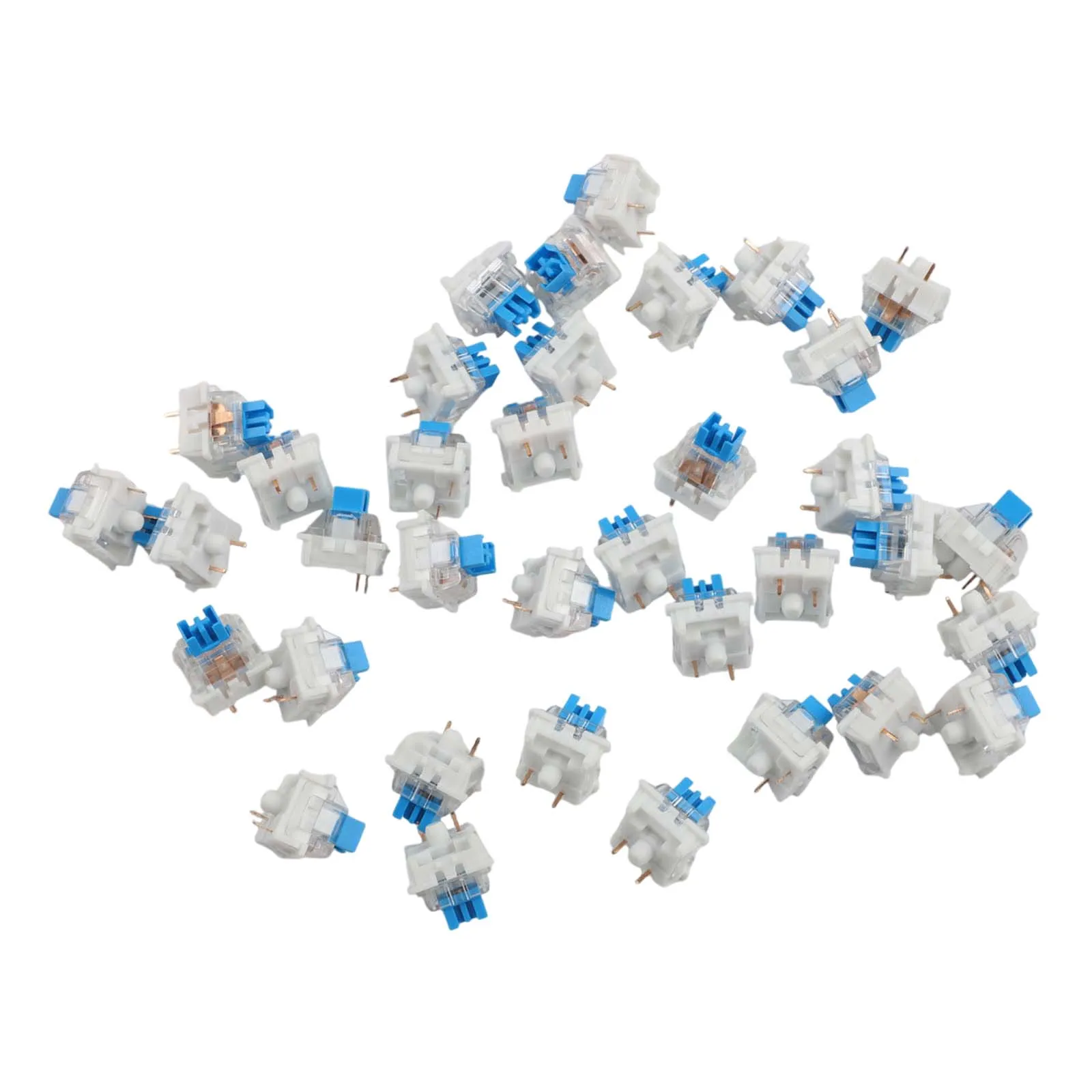 Keyboard Switches 36PCS 3pin Mechanical Tactile Switches for MX Standard Keyboards Suitable for Typing and Gaming Applications