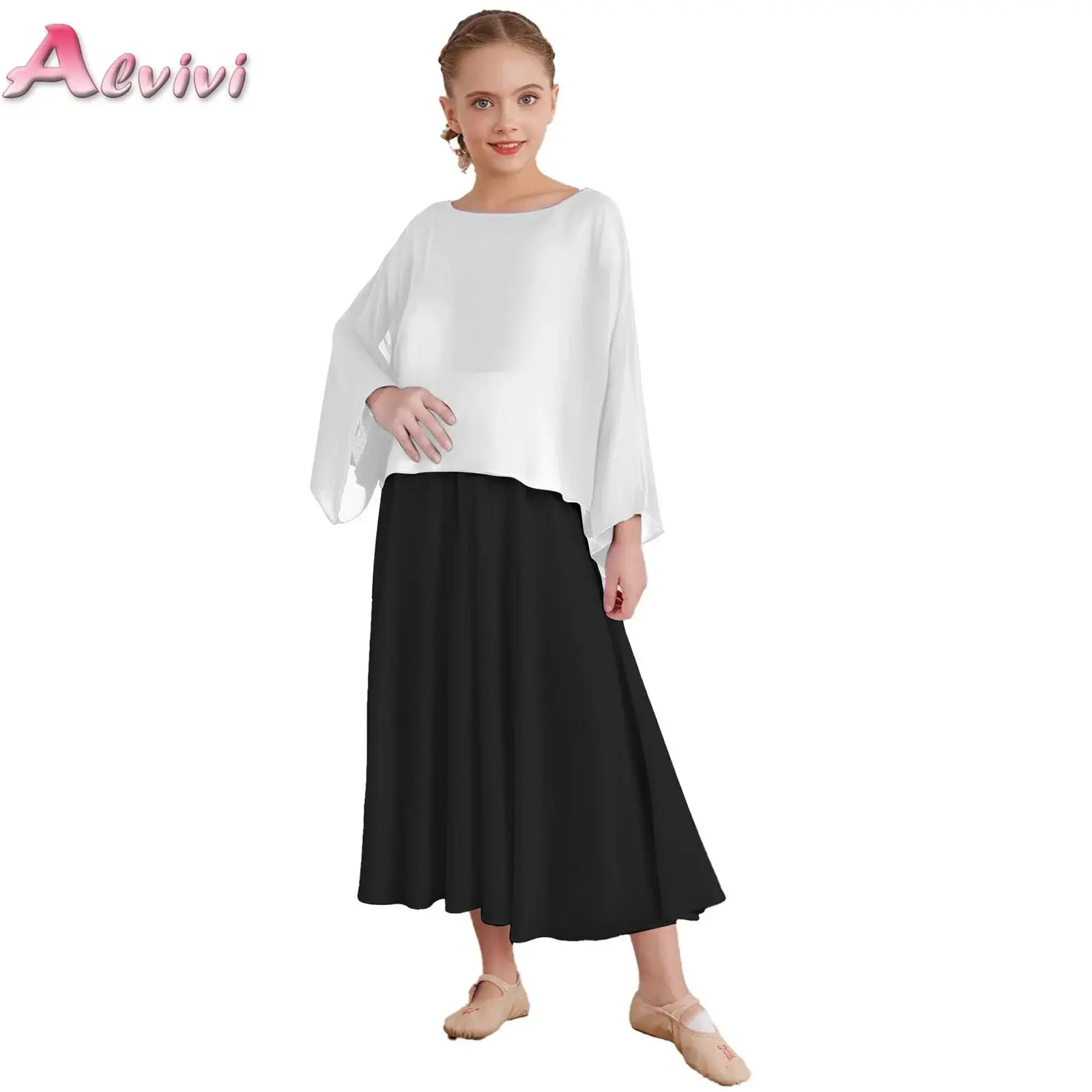 الفتيات فستان رقص غنائي الاطفال الاحتفال بفستان الكنيسة الروح مع تجاهلت بلايز مرحلة الأداء العبادة الليتورجية زي