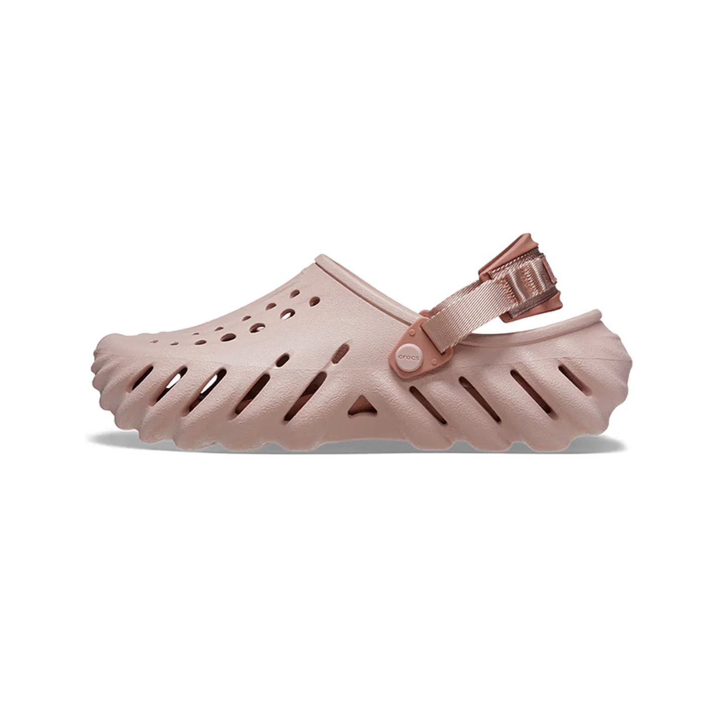 Crocs Echo Clog Unisex Pink Casual Everyday Clogs  Durable Breathable Soft Springy Design, Lightweight Fit 207937-6TY