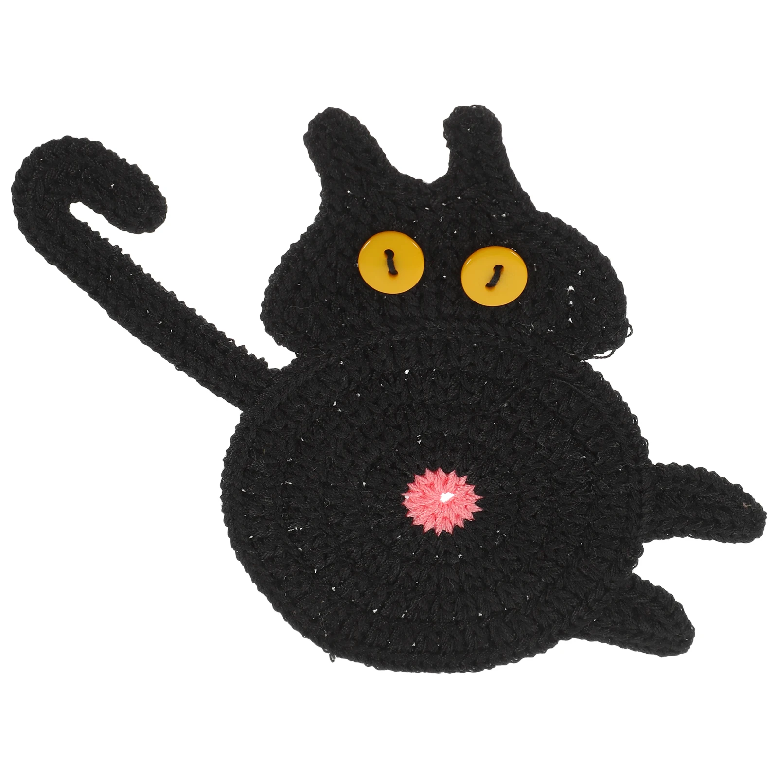 

Cat Coaster Cute Cat Shape Kawaii Butt Coaster Non-Slip Heat-Insulated Cup Mat For Coffee Tea Wine Reusable Anti-Scald Coasters