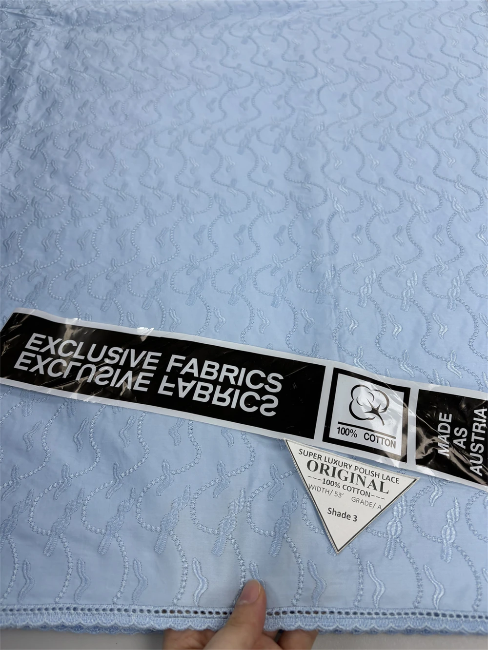 

Африканская кружевная ткань синего цвета, швейцарская польская мужская 100% хлопковая вуаль, кружево высокого качества, 5 ярдов, 2025 г., нигерийская польская ткань для шитья