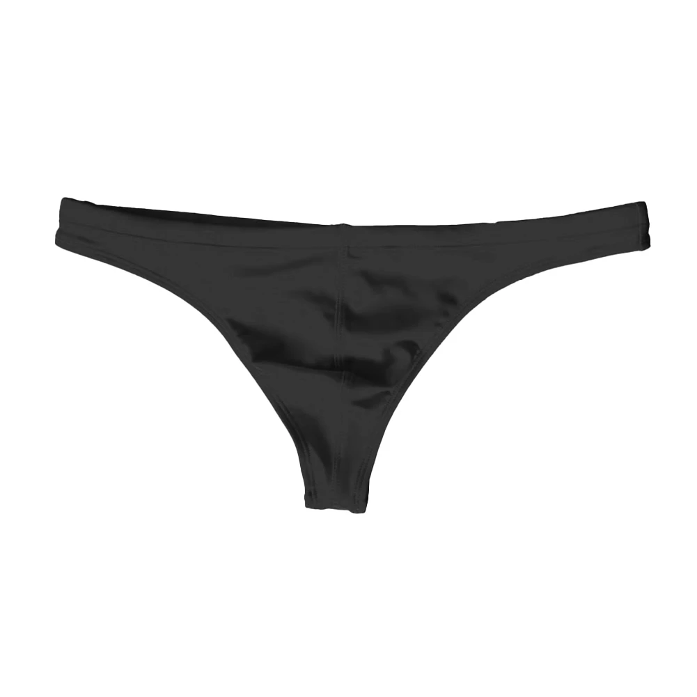 Drawstring Elastic Mens Low Waist Swimming Briefs Thong Beach Swimsuit Bikini Bathing Suit Swimwear For Summer