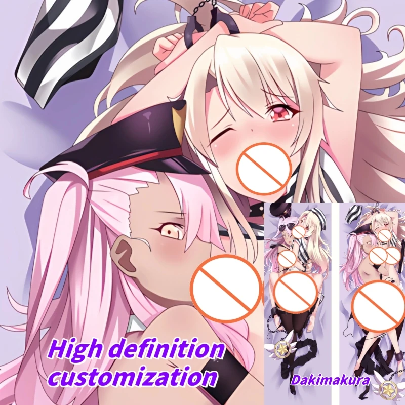

Dakimakura Anime Pillow Case Illyasviel von Einzbern&Chloe von Einzbern Double-sided Print Of Life-size Body Pillowcase Gifts