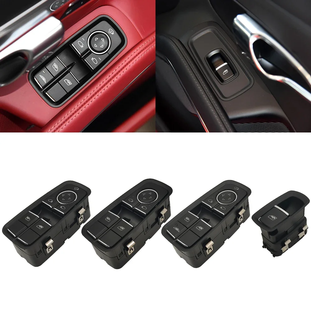 

For Porsche 911 991 718 Boxster Cayman Coupe Car Front Power Window Mirror Switch 981 982 99161315500DML 99161315501
