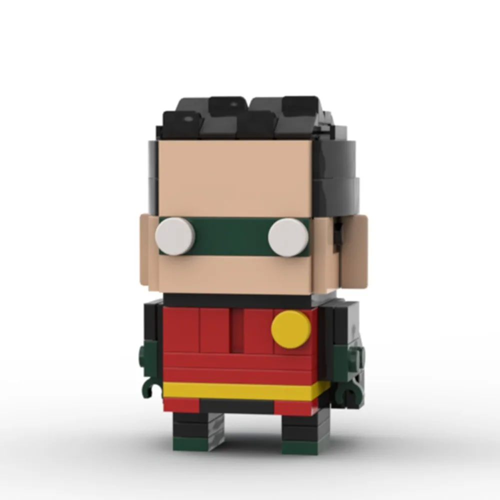 

MOC Robin Brickheadz серия супергерой строительные кирпичи игрушки креативные праздничные подарки для семьи и друзей