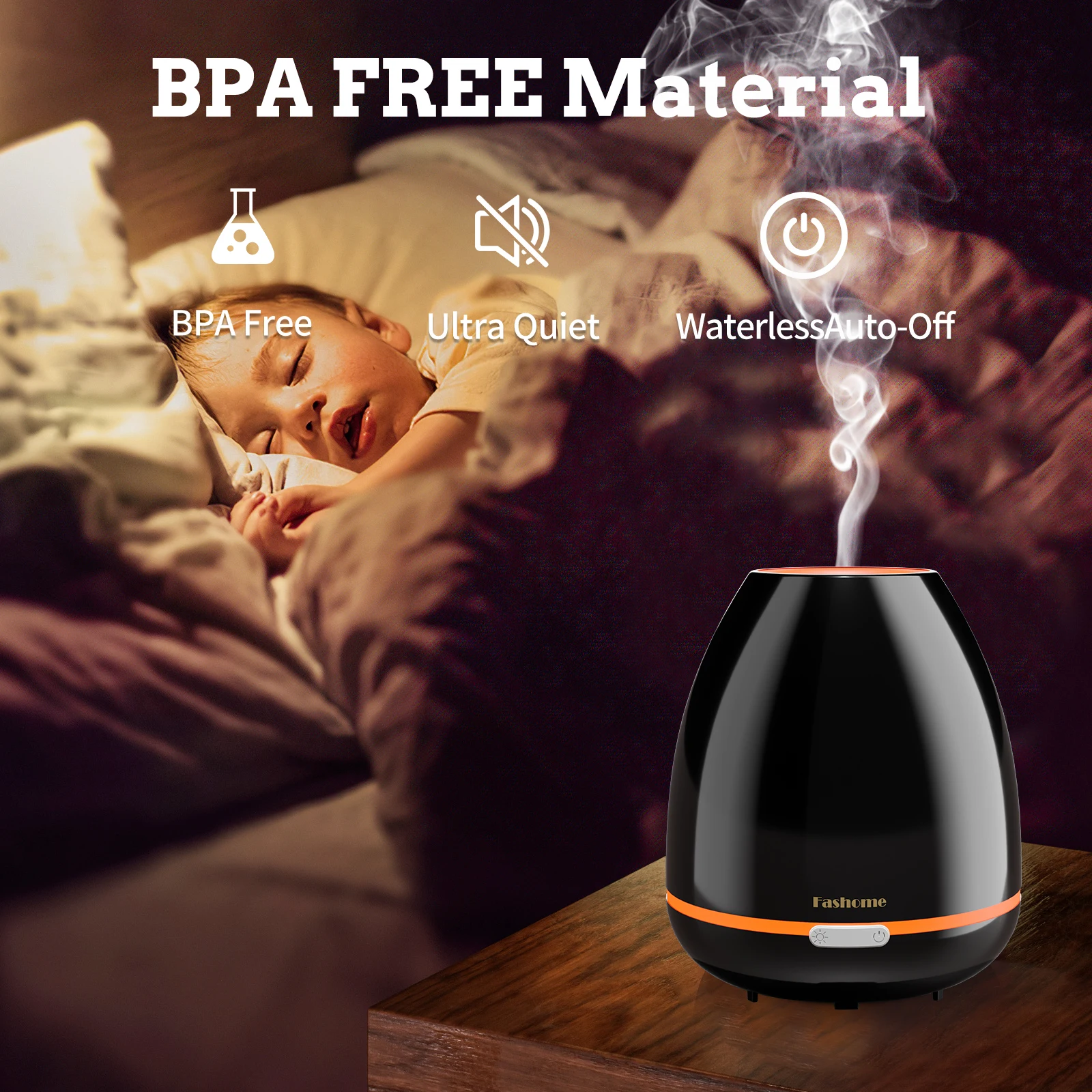 7 Color LED Light Essential Oil Diffuser Room Fragrance Small Air Humidifier Auto Shut Off 360 Aroma Diffuser for Home Office