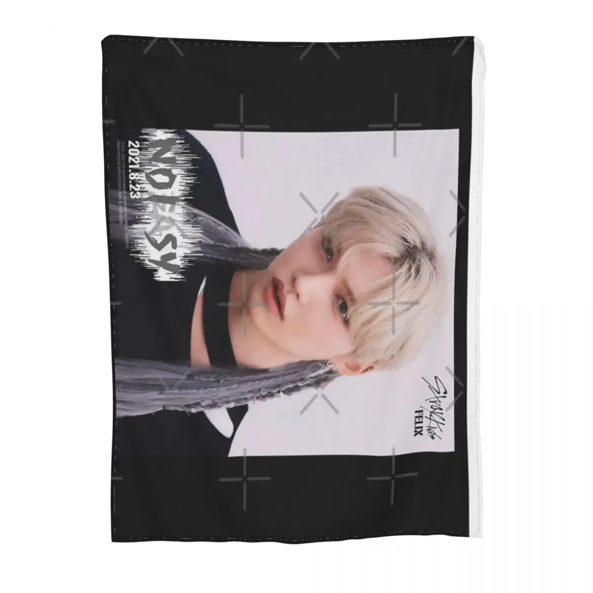 Stray Kids - Felix - Kpop Anime Blanket Blankets & Throws Blankets And Blankets Throw Blanket blankets for beds