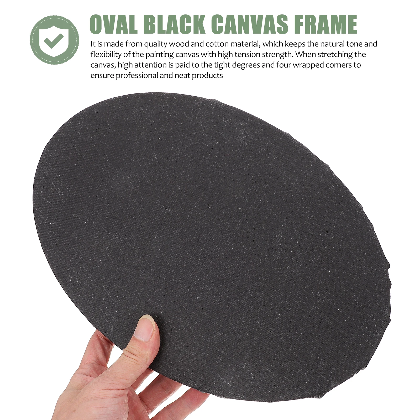 

Professional Painting Canvas Frame Wrap Frames Blank Black Artist Stretched Panels Cotton