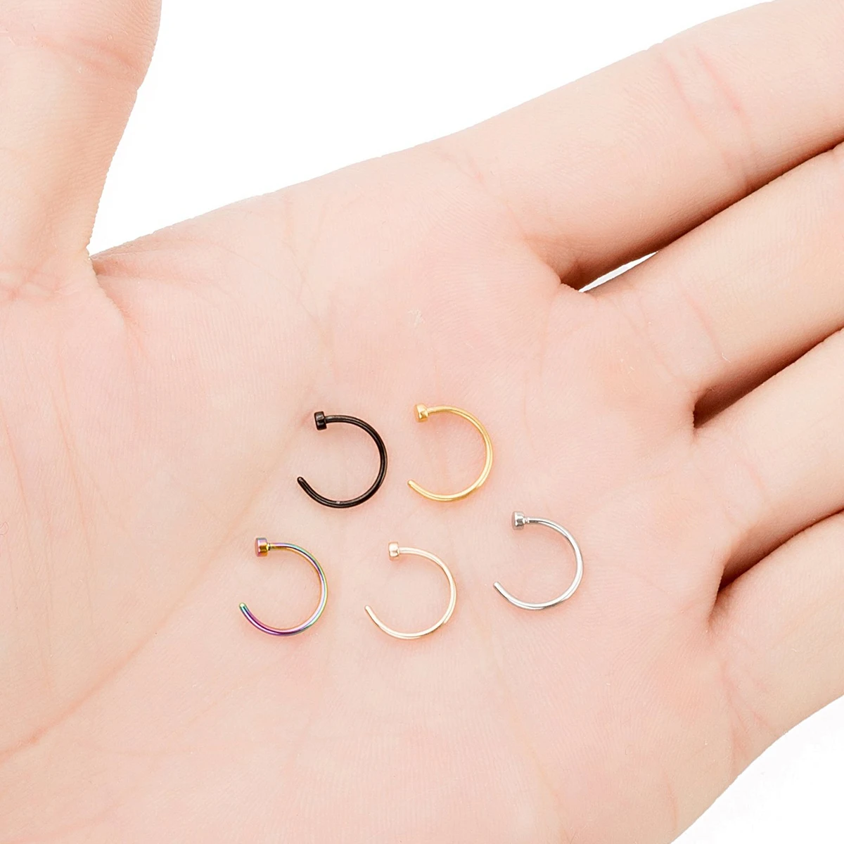 2-10 szt. Nieprzekłuwane sztuc – Conch Earring Hoop recenzja i cena