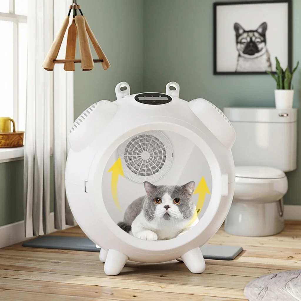 #OEM/ODM Japan Hot Sell Eco-friendly Ultra Quiet Smart Temperature Control 62L Pet Hair Dryer Box Factory Automatic For Dogs