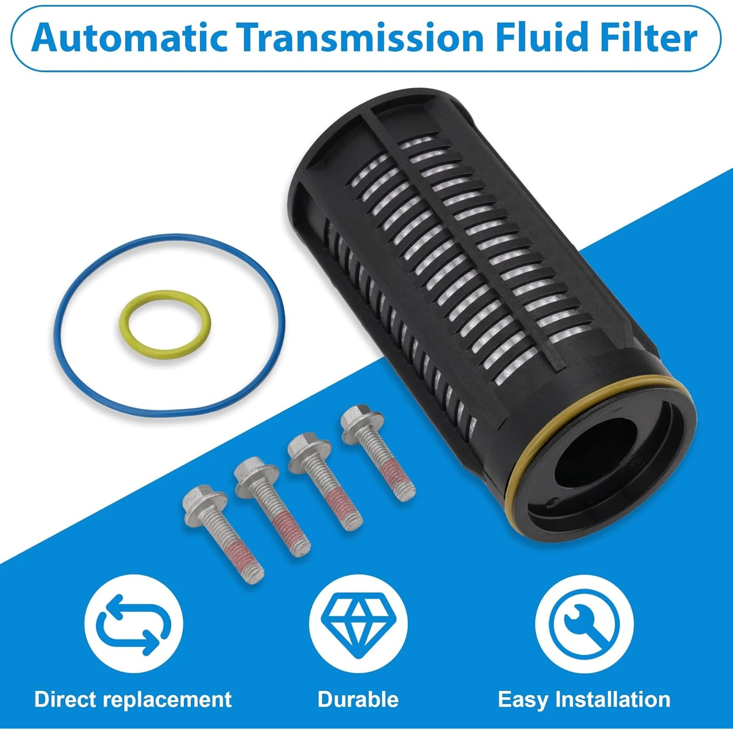 Automatic Transmission Fluid DCT Oil Filter Kit 24045729 Compatible with Chevrolet Corvette C8 LT2 Stingray 6.2L 2020 2021 2022 view 5
