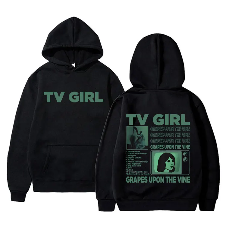 TV Girl Grapes Upon The Vine Hoodie French Exit Lovers Rock Sportswear Who Really Cares Oversized Hoodies Male Fashion Pullover