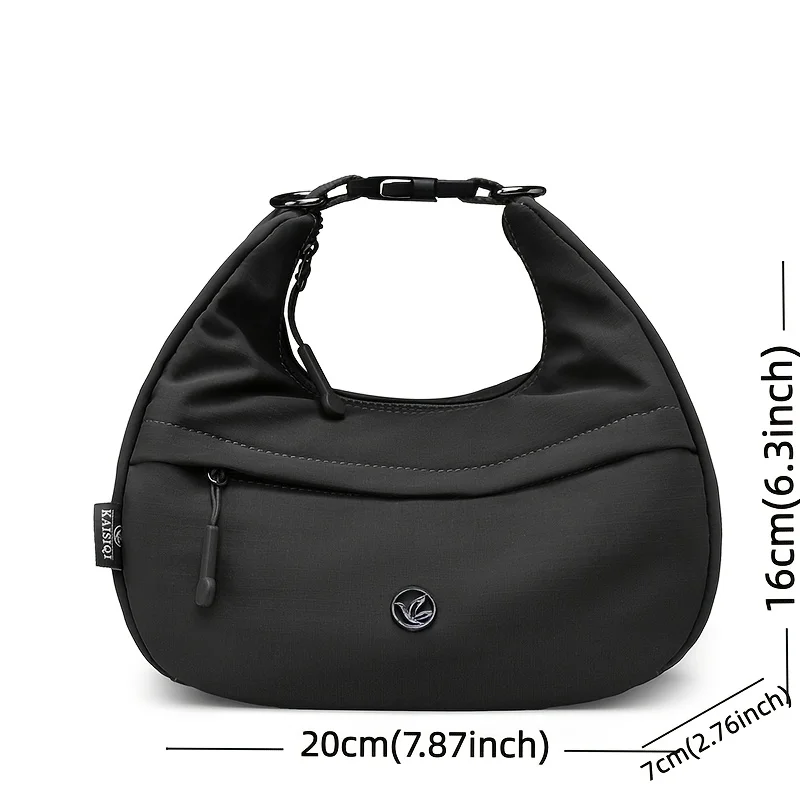 Women's Nylon Crescent Bag Crossbody Bag Hobo Shoulder Bags Handbag Multiple Pockets for Daily Travel Commuting Leisure Tote
