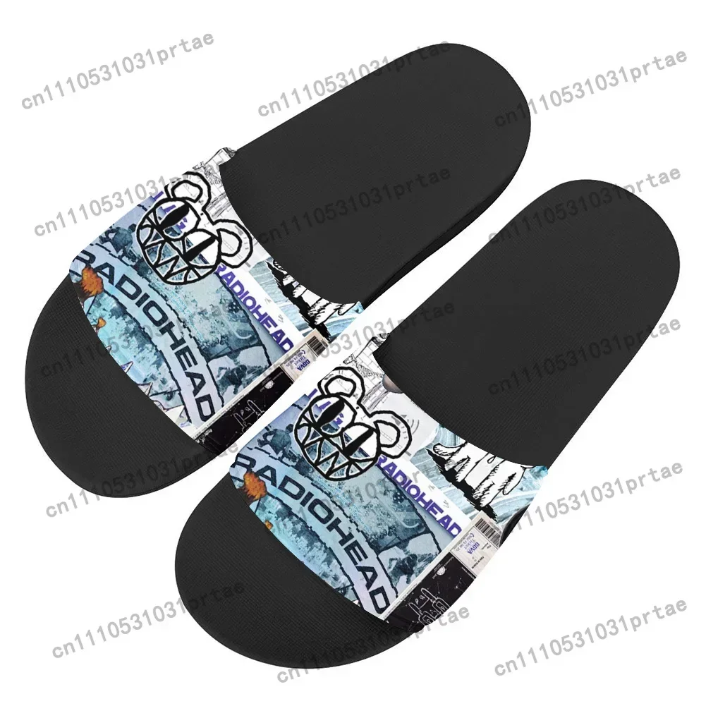 Radiohead Rock Band Music Singer Home Clog Mens Women Youth Boy Girl Sandals Shoes Tang Garden Custom Made Breathable Shoe Beach