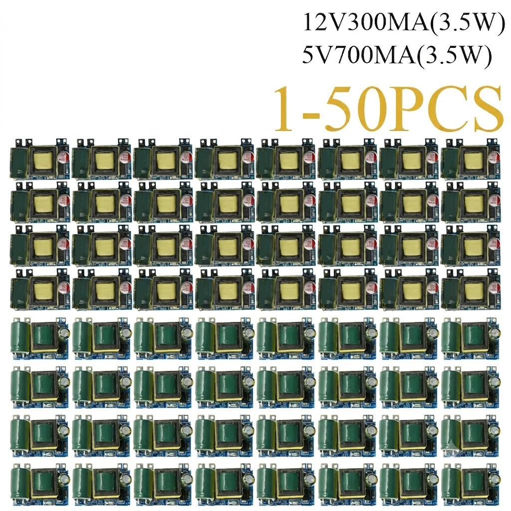 1-50 Stück Präzisions-Schaltnetzteil 5V700MA (3,5W)/12V2A isoliert / AC/DC-Abwärtswandlermodul 220 auf 5V