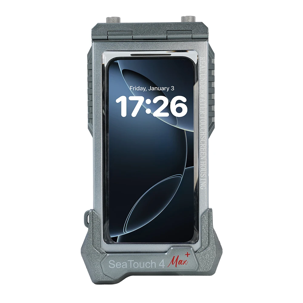 DIVEVOLK SeaTouch 4 Max Plus onderwater touchscreen duiktelefoonhoes voor iPhone en Android-smartphones