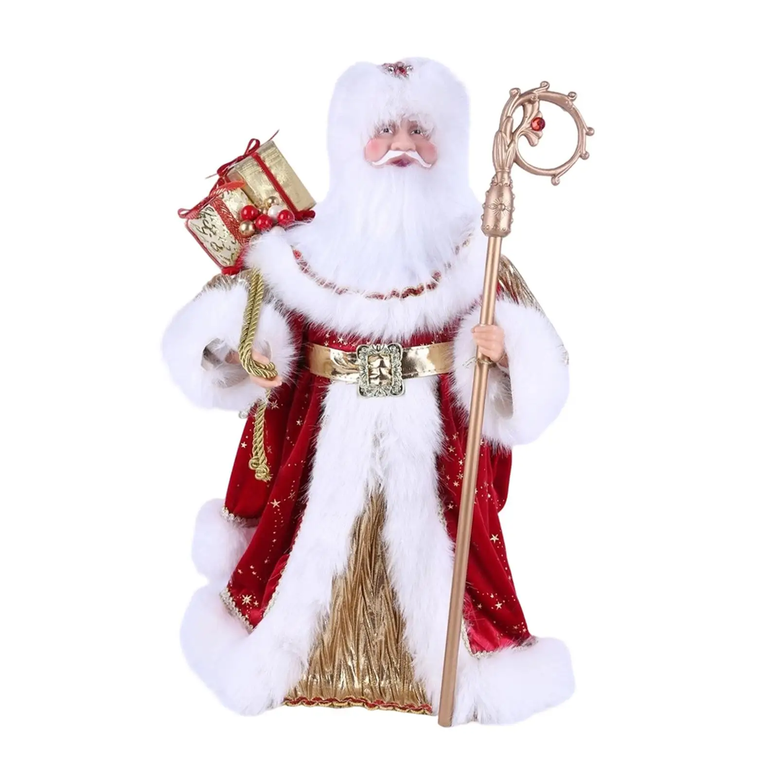Santa Claus Figurine Xmas Gift Collectible Home Decoration Adornment 20 inch