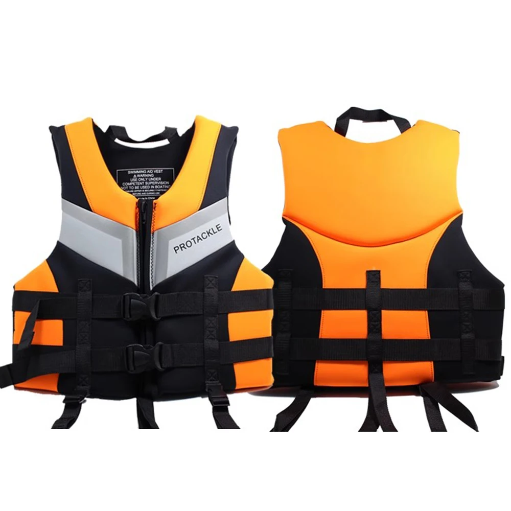 Gilets de sauvetage en néoprène pour adultes, sport nautique, gilet flottant, aide à la flottabilité du kayak, bateau à voile, super flottabilité, sauvetage, nouveau